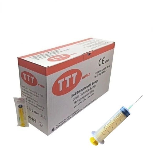 Enjektör Steril 50cc - Şırınga 50ml - 3 Parça - 75Adet/paket