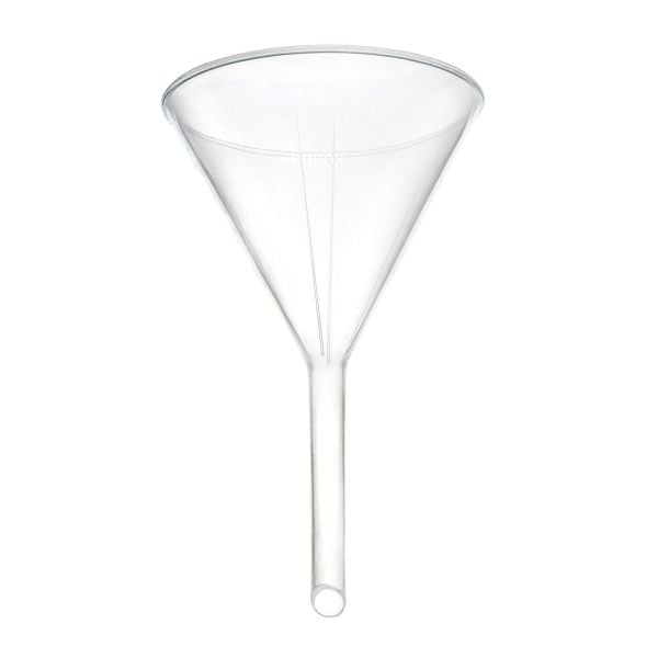 Borox Plastik Analitik Huni 75mm - Laboratuvar Hunisi