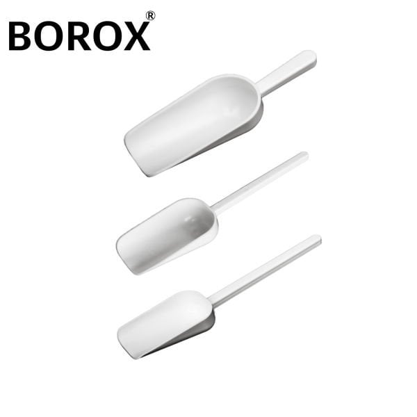 Borox Plastik Kürek - 60ml - PP - Dibi Düz - Numune Küreği