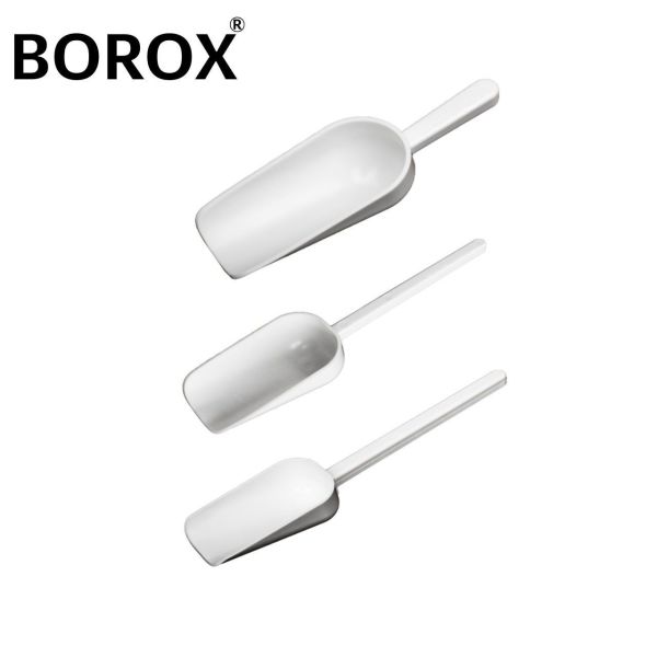 Borox Plastik Kürek - 250ml - PP - Dibi Düz - Numune Küreği