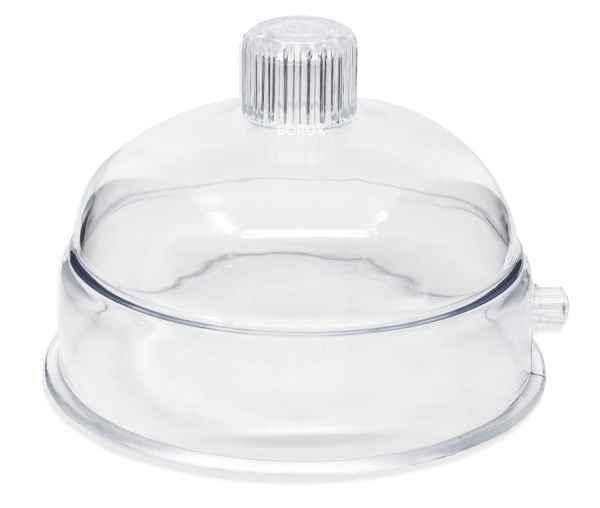 Borox Plastik Vakumlu Desikatör 250mm - Desikatör Kapağı Disk Dahil