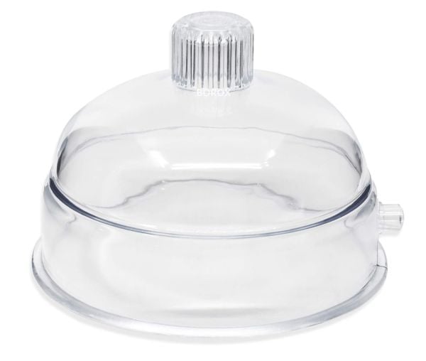 Borox Plastik Vakumlu Desikatör 300mm - Desikatör Kapağı Disk Dahil
