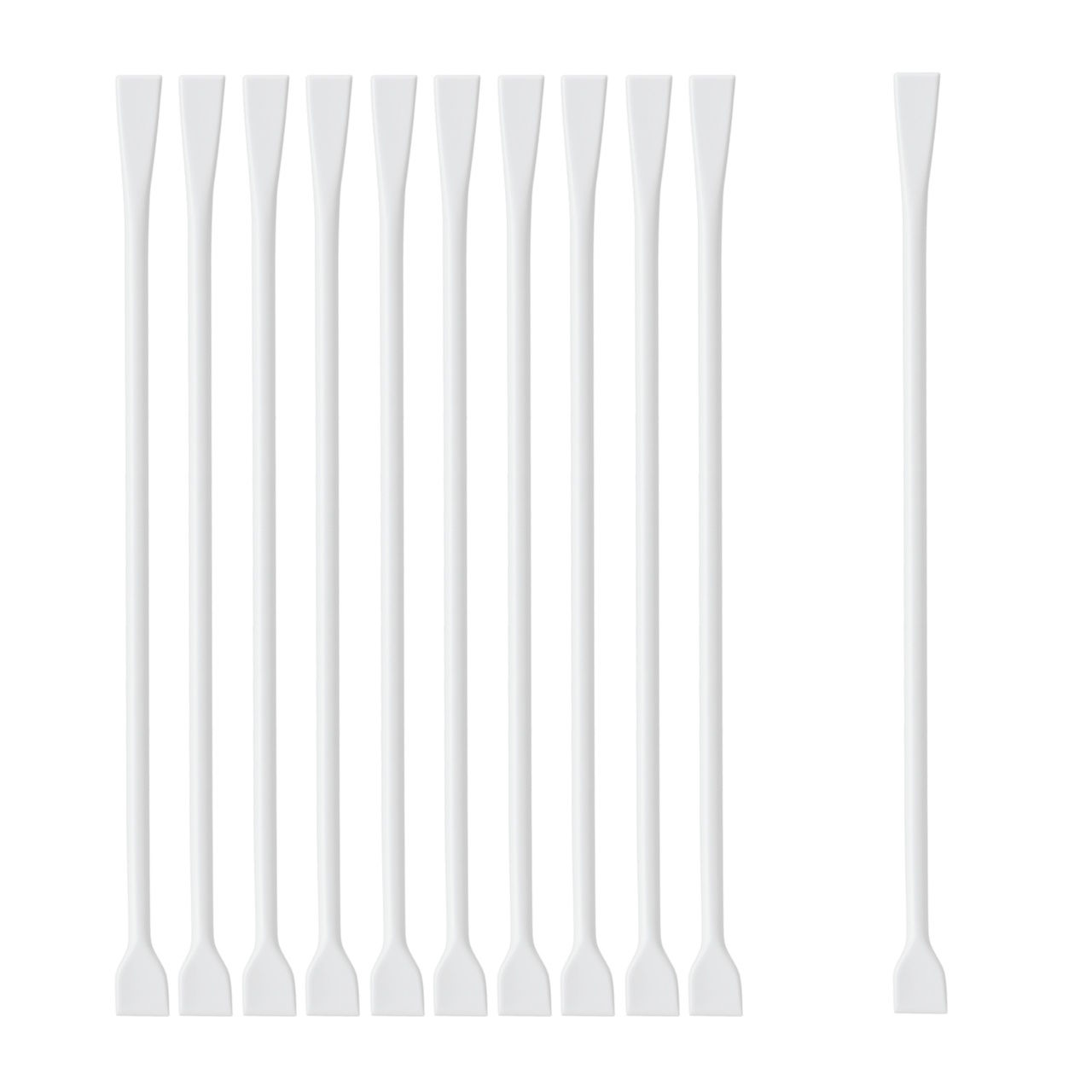 Plastik Baget Çubuk 250mm - Laboratuvar Karıştırma Çubuğu 10 Adet-paket