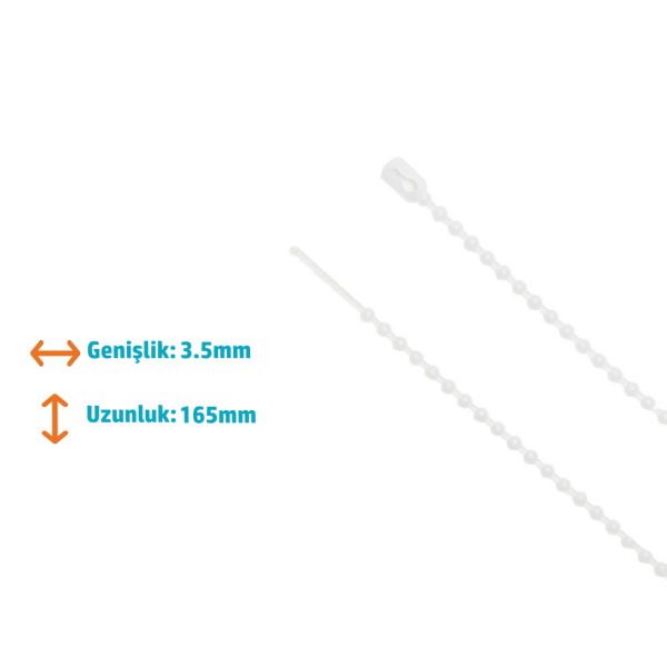 Otoklav Torba Kilidi - Poşet Kilidi 3,5x165mm 100 Adet/Paket