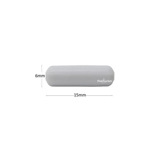 Manyetik Balık 6x15 mm - Teflon Karıştırıcı Balık Silindirik - 50 Adet Toptan