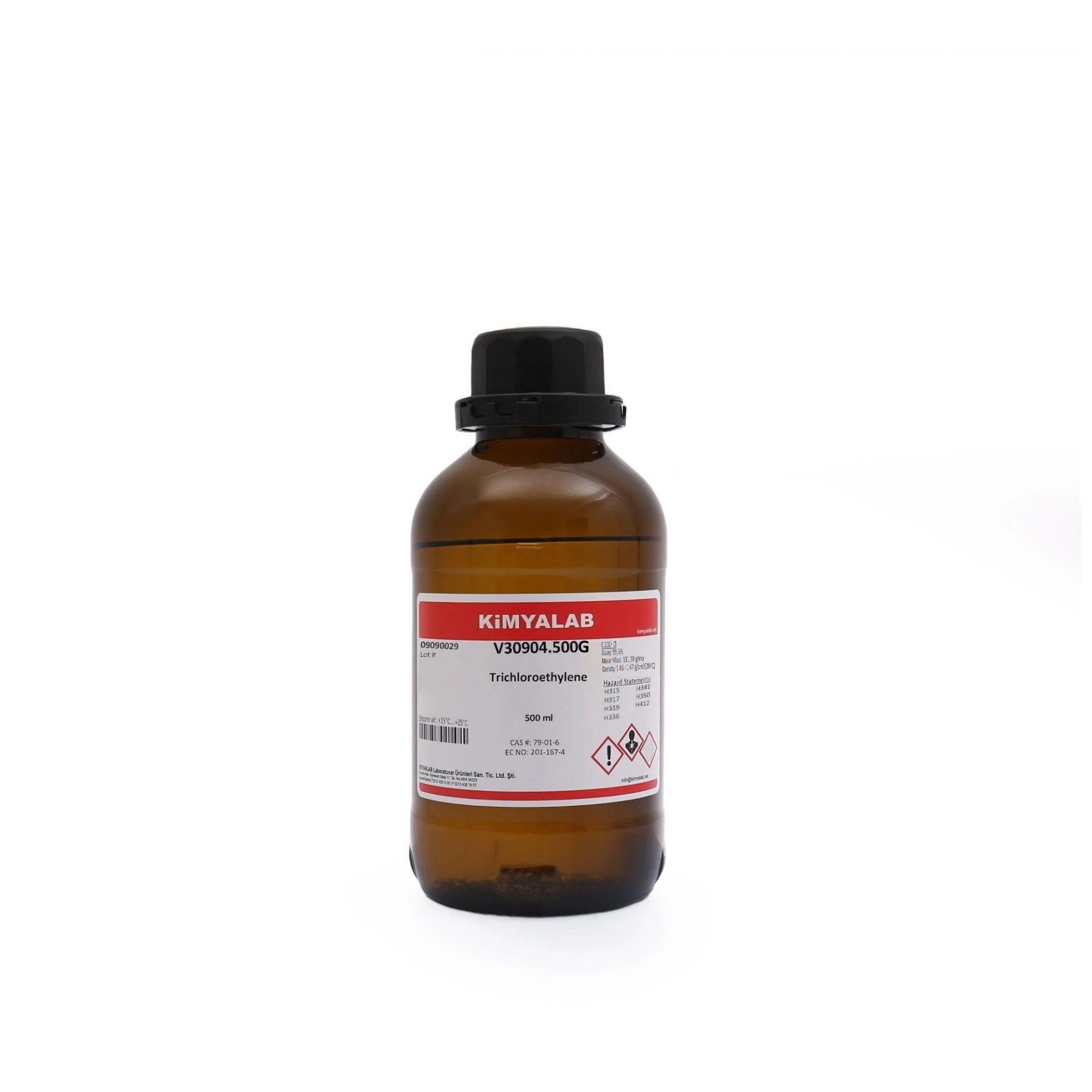 Kimyalab Trikloroetilen 500ml - Trichloroethylene Extra Pure