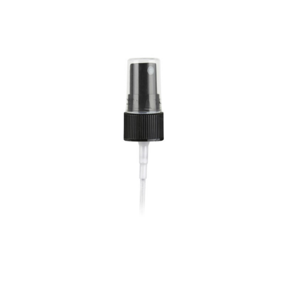Borox Plastik Kapak 15mm - Sprey Şişesi Pompalı Başlık Siyah