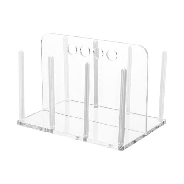 Borox Akrilik Petri Kabı Standı 90mm Petri İçin Rack - Petri Standı