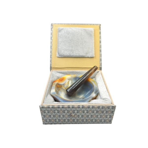 Borox Agat Havan Tokmaklı 120 mm Standart Form - 1 set/paket