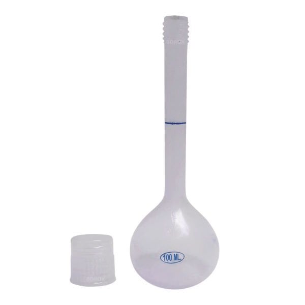 Borox Plastik Balon Joje 50ml - Plastik Kapaklı - Volumetrik Flask