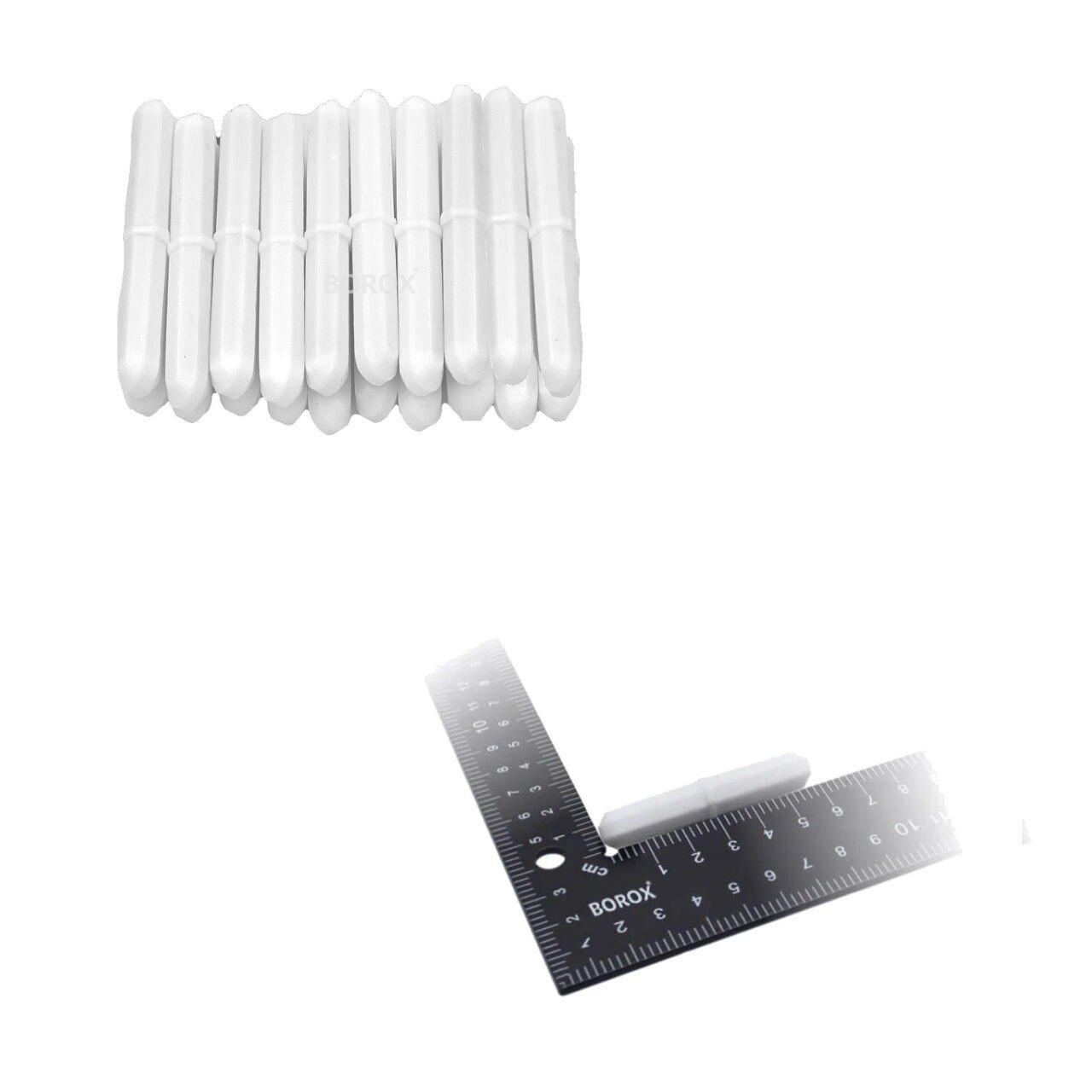Manyetik Balık 10x60 mm - Teflon Karıştırıcı Balık Halkalı - 50 Adet Toptan