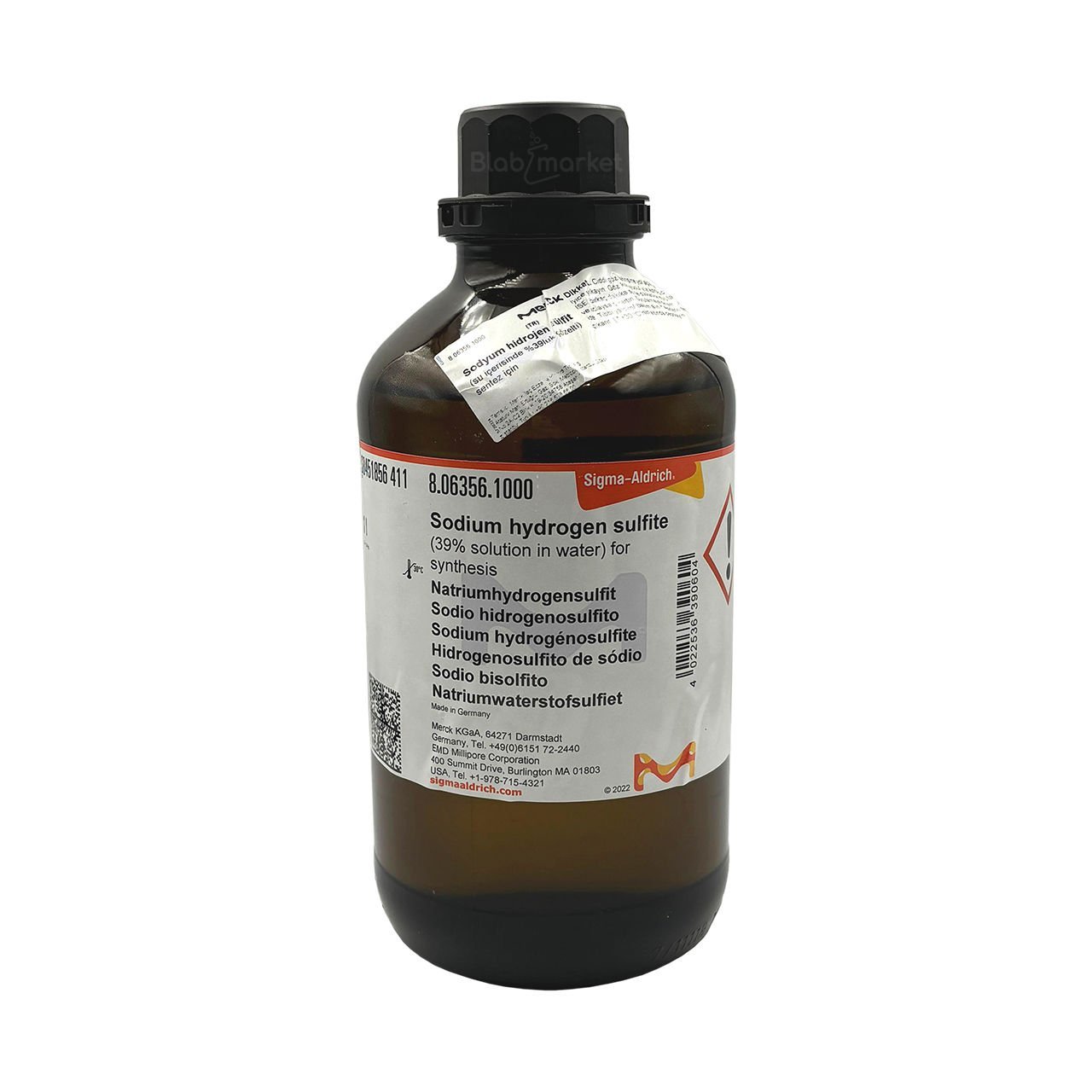 Merck 806356 Sodyum Hidrojen Sülfit 1L - Sodium Hyd. Sulfite