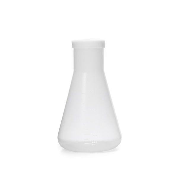 Borox Plastik Erlen 1000 ml - Erlenmeyer Flask Vida Kapaklı