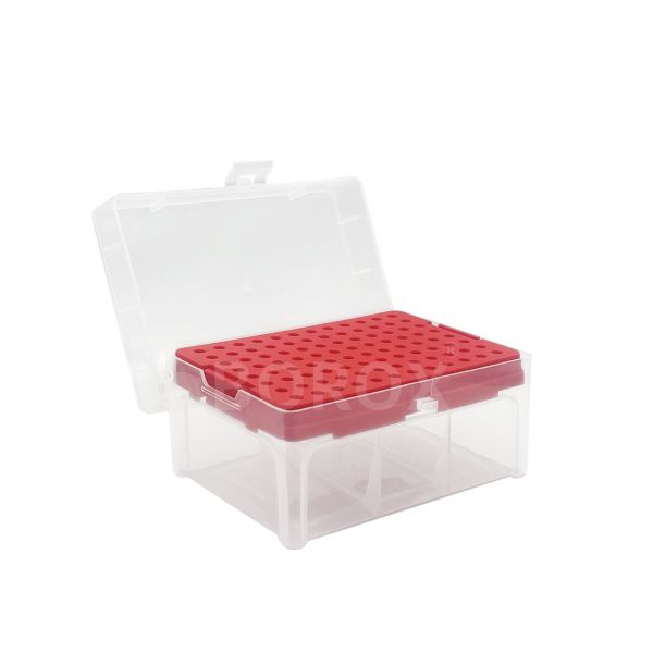 Borox Boş Pipet Ucu Kutusu 2-10ul İçin - Mikropipet Tip Box 96lı Rack - 6 Adet Toptan