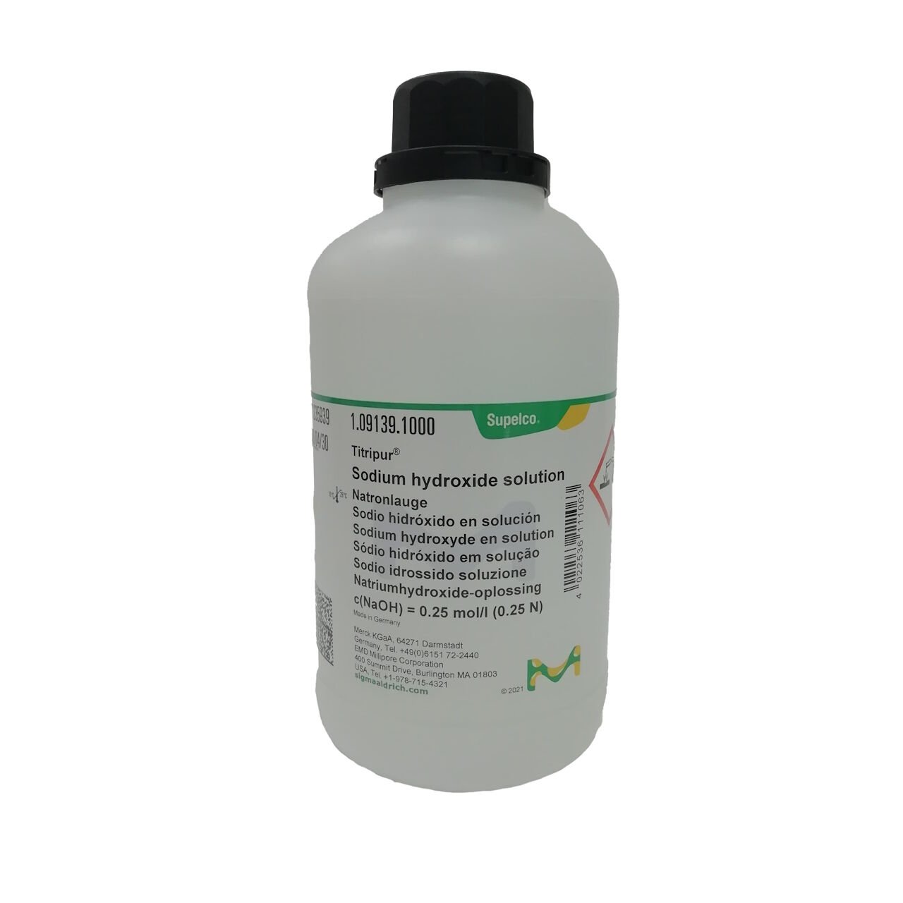 Merck 109139 Sodyum Hidroksit 1L Sodium Hyd. Solution 0.25N