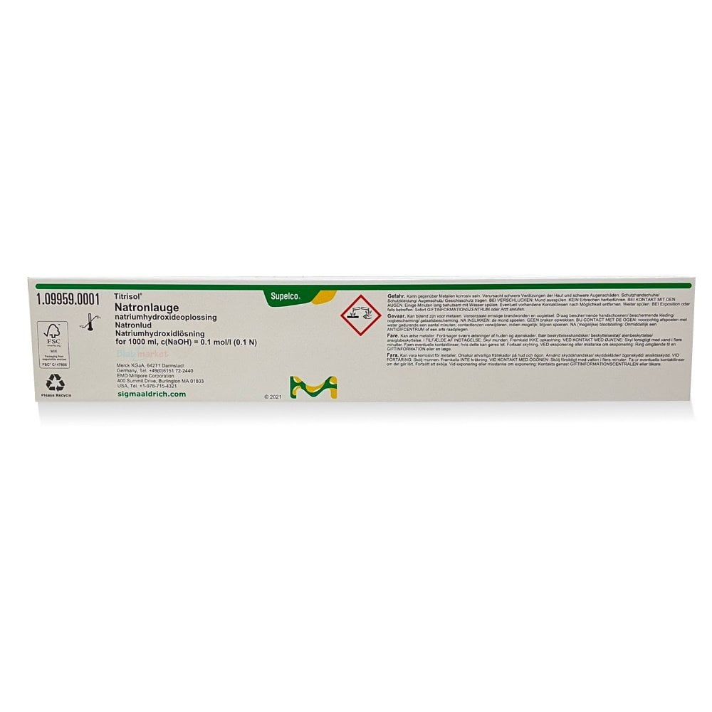Merck 109959 Sodyum Hidroksit Sodium Hyd. Solution 0.1N