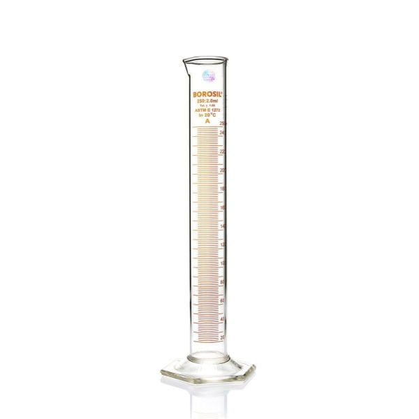 Borosil Cam Mezür 250 ml - Dereceli Silindir Sertifikalı