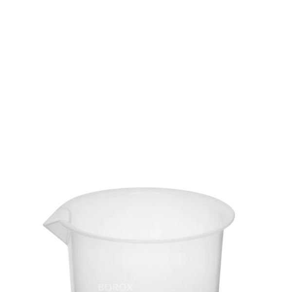 Borox Plastik Beher 500 ml - Kabartma Dereceli - Plastic Beaker Autoclavable