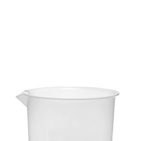 Borox Plastik Beher 1000 ml - Kabartma Dereceli - Plastic Beaker Autoclavable