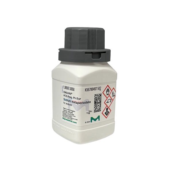 Sodyum Metaperiyodat 50 g- Sodium Metaperiodate Gr For Analysis Acs Merck 106597.0050