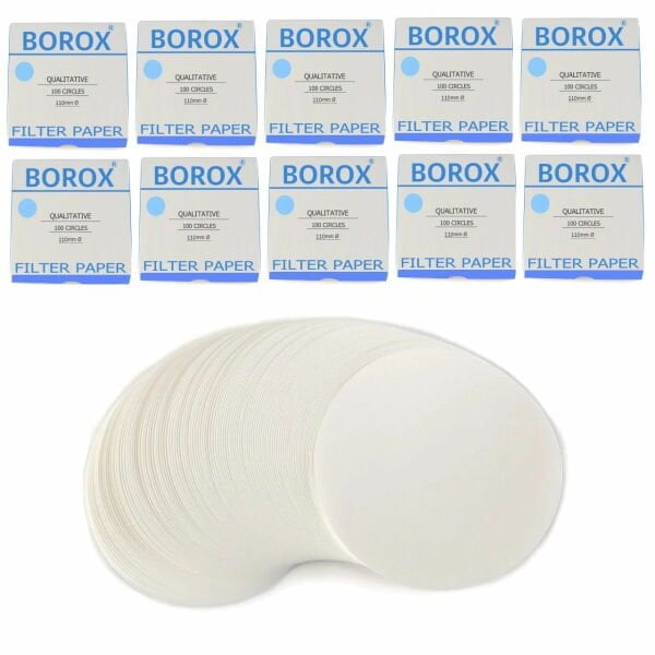 Laboratuvar Filtre Kağıdı 110 mm Nitel - Mavi Bant Yavaş Hız - 10 Paket Toptan