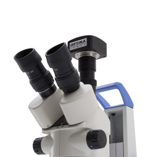 Optika SLX Kameralı Trinoküler Stereo Zoom Mikroskop ve Yazılım - Dijital Mikroskop