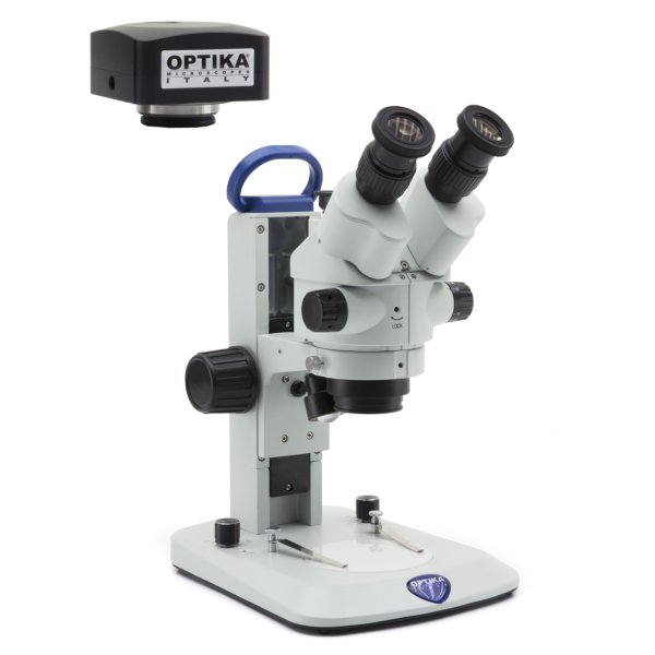 Kameralı Trinoküler Stereo Zoom Mikroskop ve Yazılım