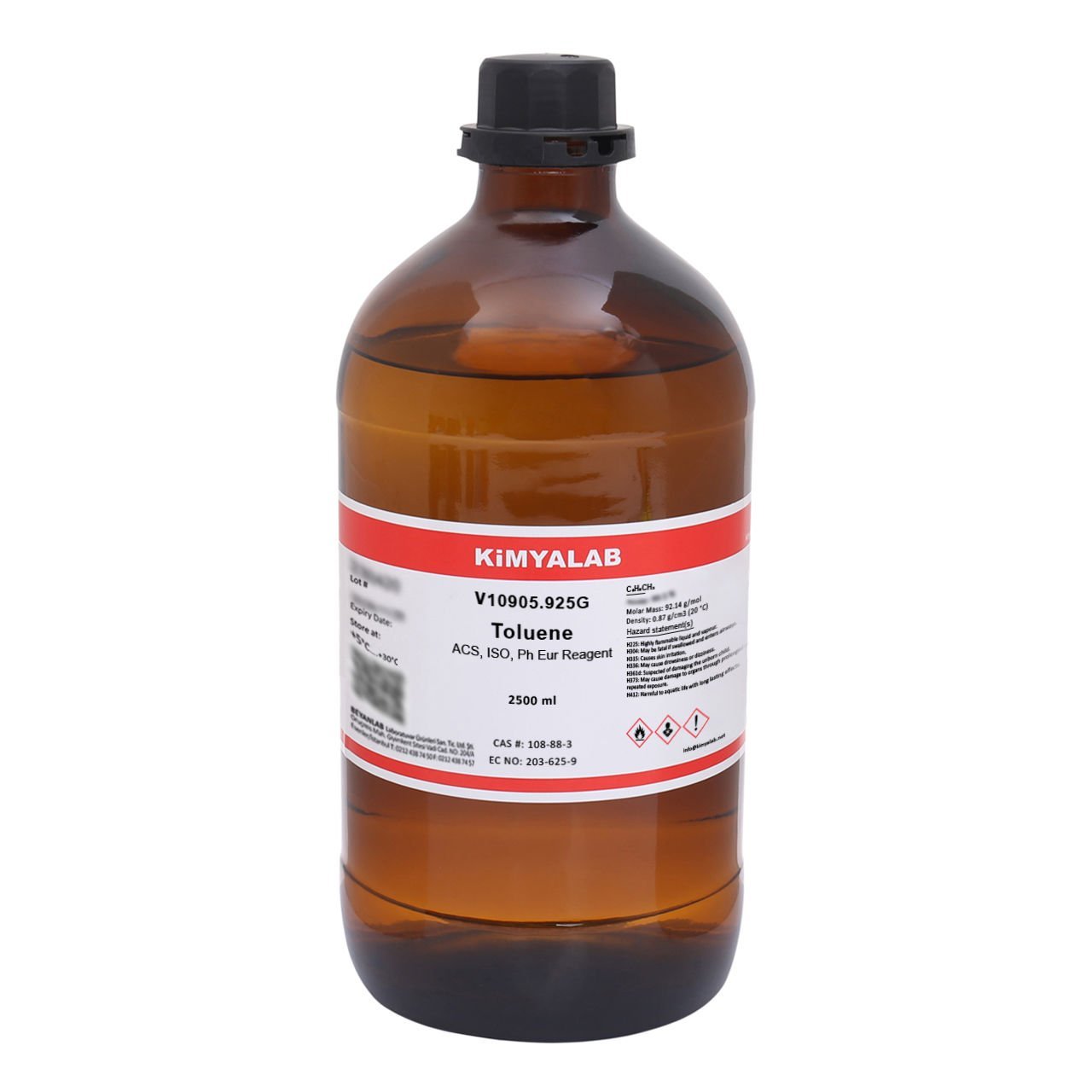 Kimyalab Toluen 2,5L - Metil Benzen - Toluene