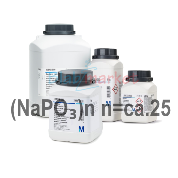 Sodyum PoliFosfat 1 kg-Sodium Polyphosphate Extra Pure (Graham'S Salt) Merck 106529.1000