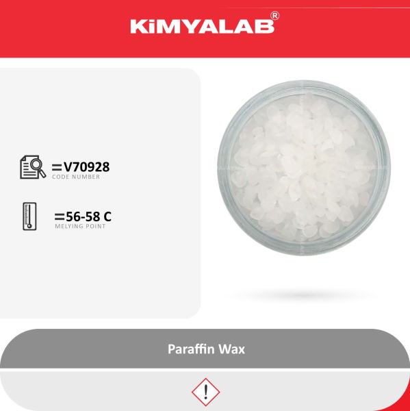 Parafin Boncuk - Paraffin Wax 56-58°C - 3 Kg-HDPE Varil - Histology Grade