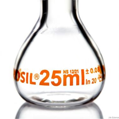 Borosil Cam Balon Joje 25 ml - Tıpalı Class A Sertifikalı