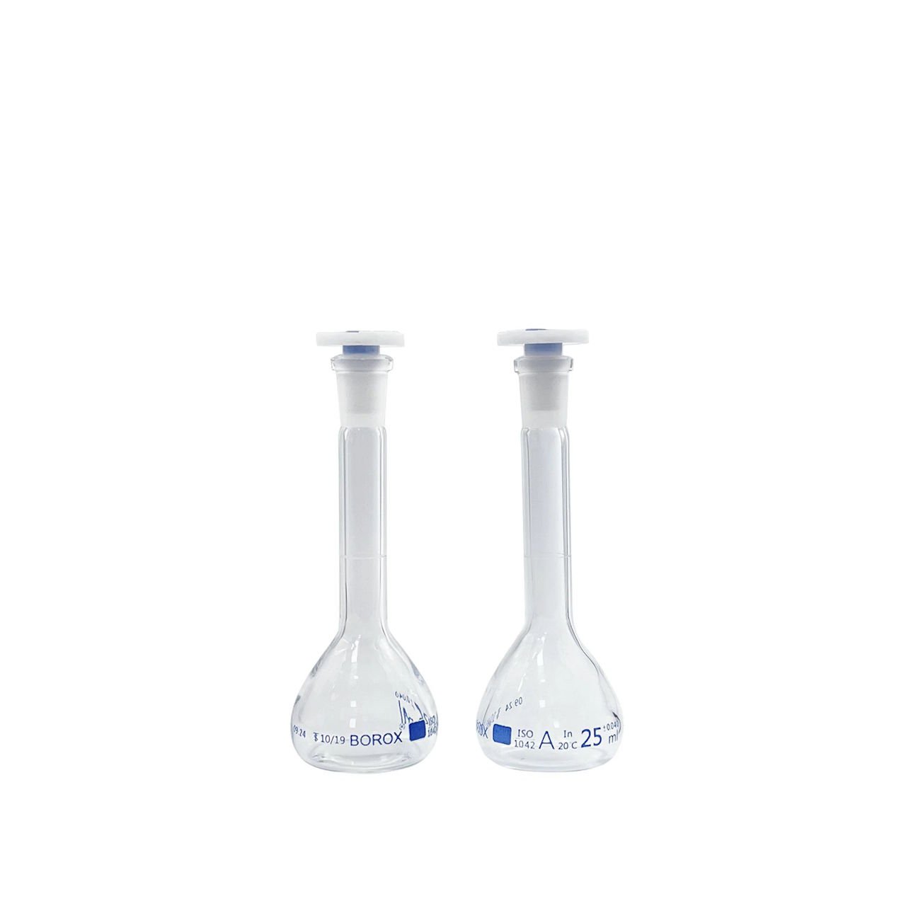 Borox Cam Balon Joje 25 ml - PP Tıpalı - Class A Sertifikalı - Cam Flask - 2 Adet/Kutu
