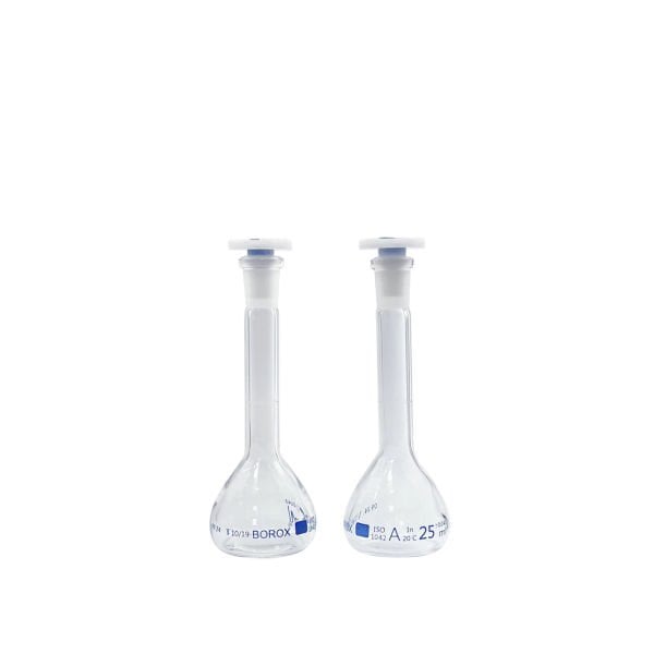 Borox Cam Balon Joje 25 ml - PP Tıpalı - Class A Sertifikalı - Cam Flask - 2 Adet/Kutu