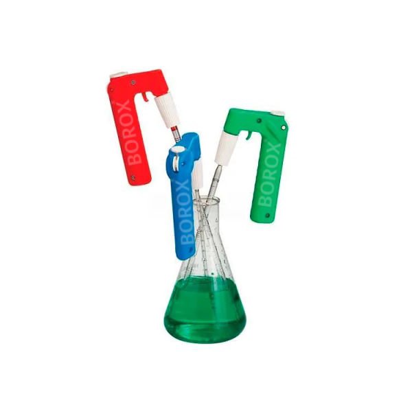 Borox Pipet Tabancası 2 ml - Mavi Pipet Pompası - Hızlı Pipetleme