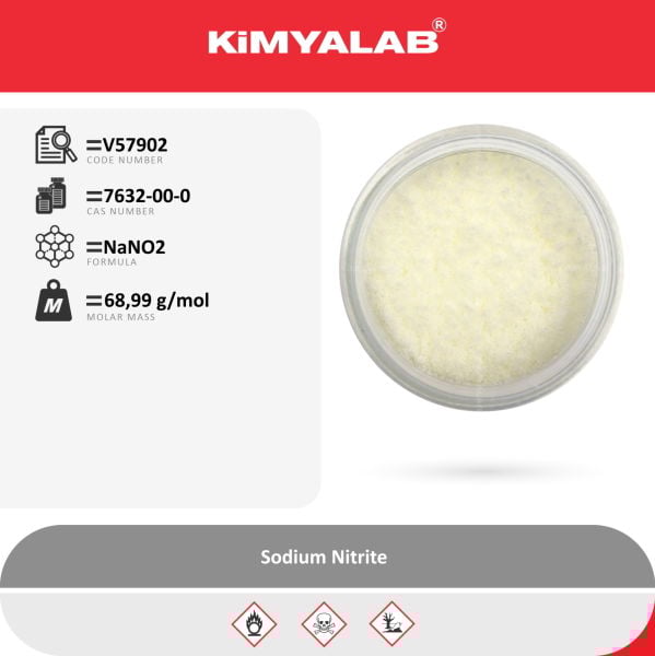 Kimyalab Sodyum Nitrit 1 kg - Sodium Nitrite