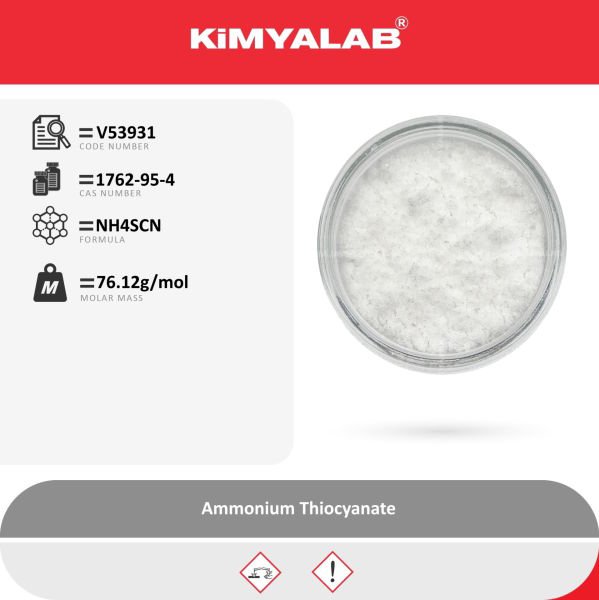 Kimyalab Amonyum Tiyosiyanat 250g - Ammonium Thiocyanate