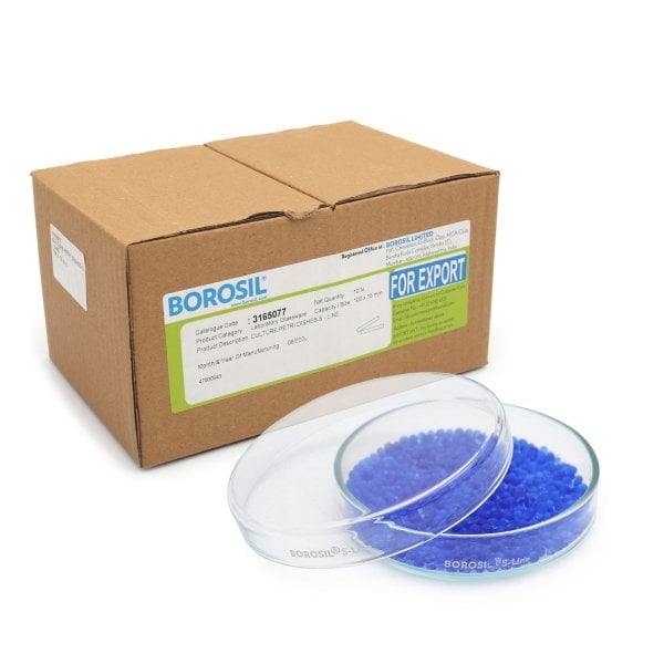 Borosil Cam Petri Kabı 100x15mm S-Line - Petri Kutusu 10Adet