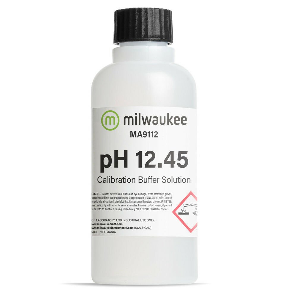 Milwaukee MA9112 pH Tampon Çözeltisi 12.45pH - 230 ml