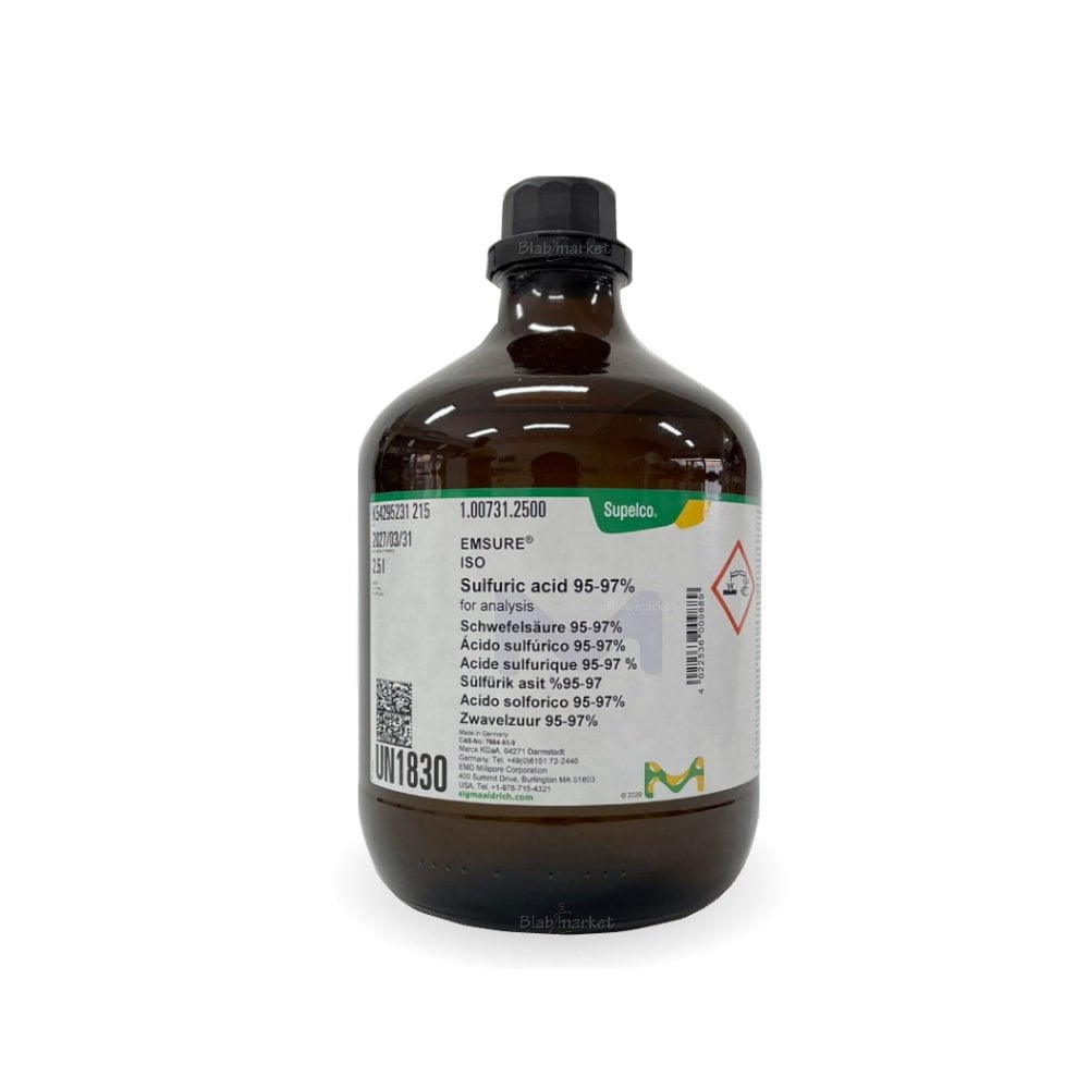 Merck 100731 Sülfürik Asit 2.5 Litre - Sulfuric Acid 95-97%