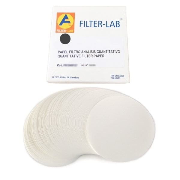 Filtre Kağıdı 125 mm Kantitatif  - Siyah Bant