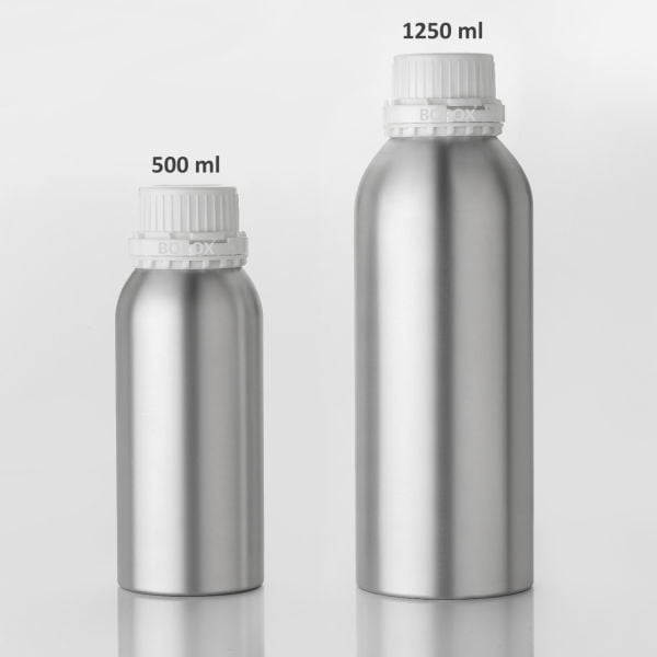 RIGU-44 Alüminyum Şişe 500 ml - Tıpalı ve Kapaklı Şişe Metal