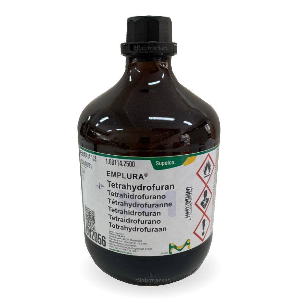 Merck 108114 Tetrahidrofuran 2.5L - Tetrahydrofuran Emplura