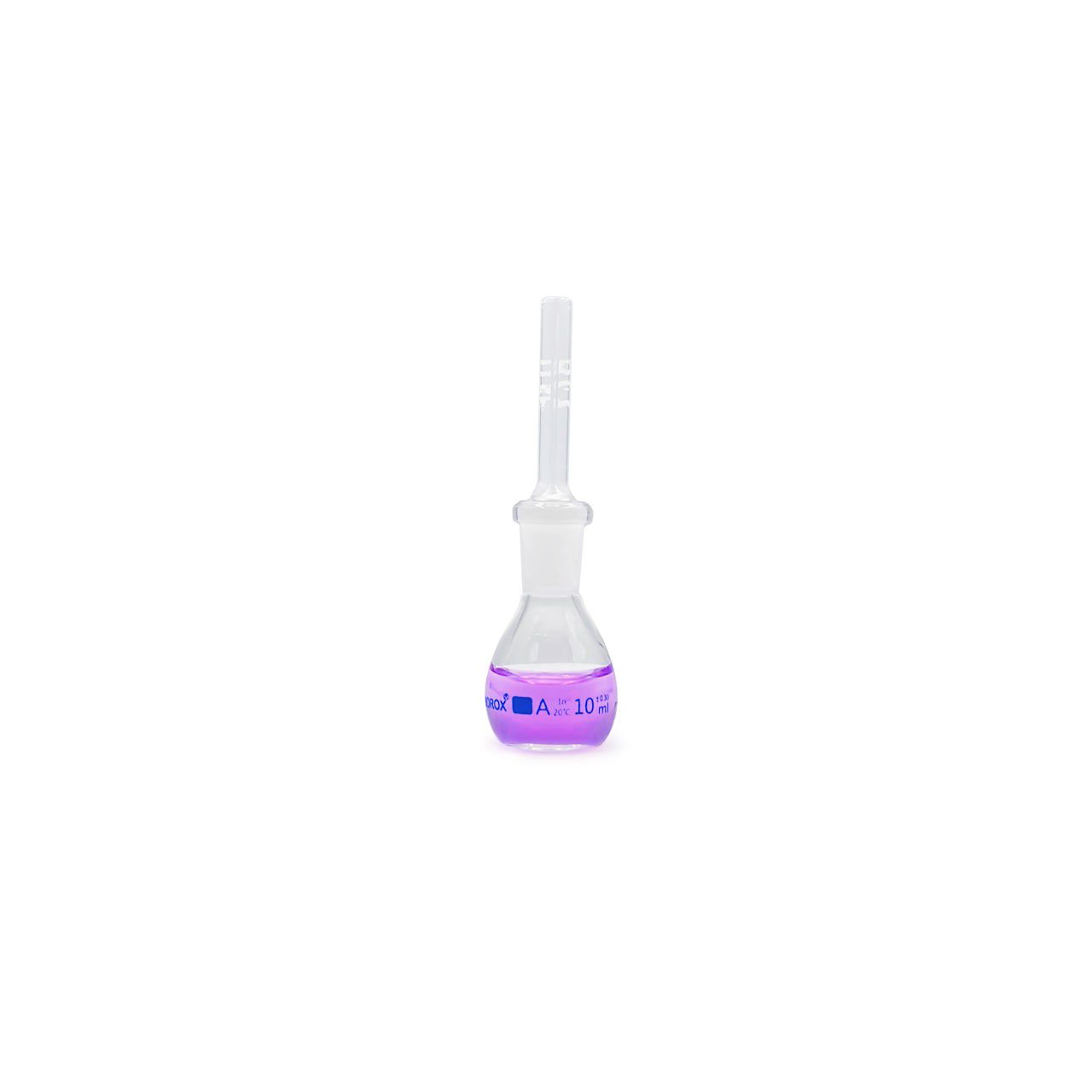 Borox Piknometre 10 ml - Kalibreli - Gay Lussac Tipi - Cam Kapiler Tıpalı