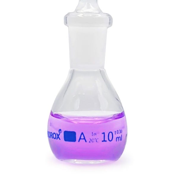 Borox Piknometre 10 ml - Kalibreli - Gay Lussac Tipi - Cam Kapiler Tıpalı