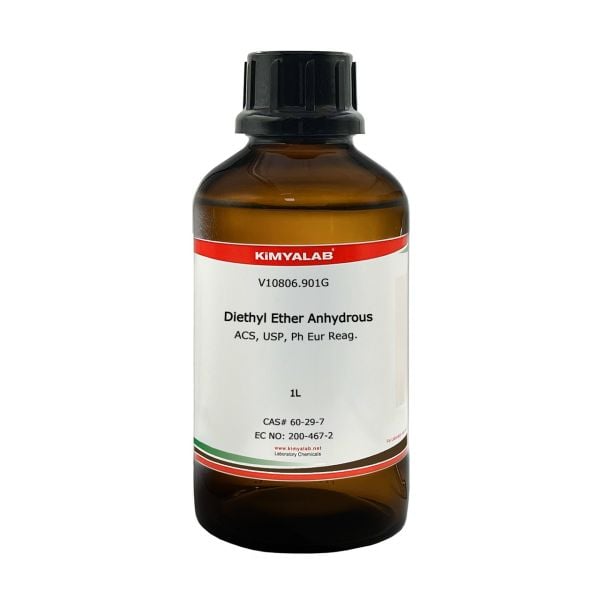 Kimyalab Dietil Eter 1L - Diethyl Ether Anhydrous