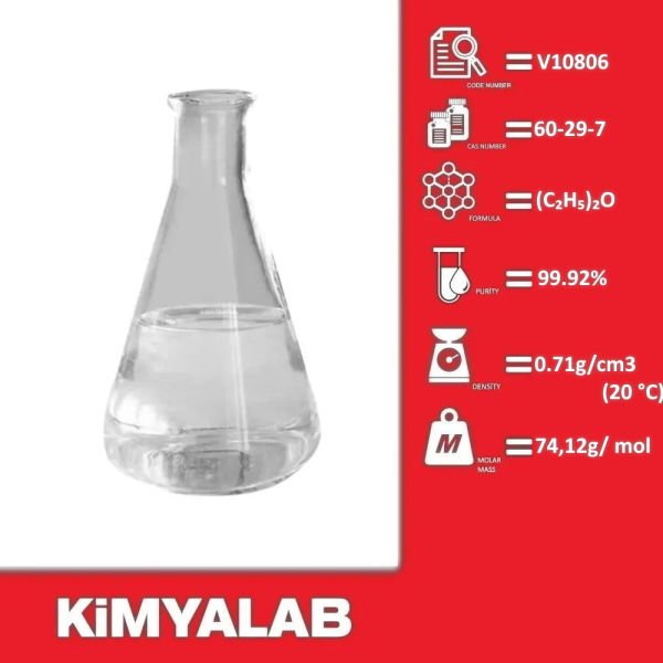 Kimyalab Dietil Eter 2,5L - Diethyl Ether Anhydrous
