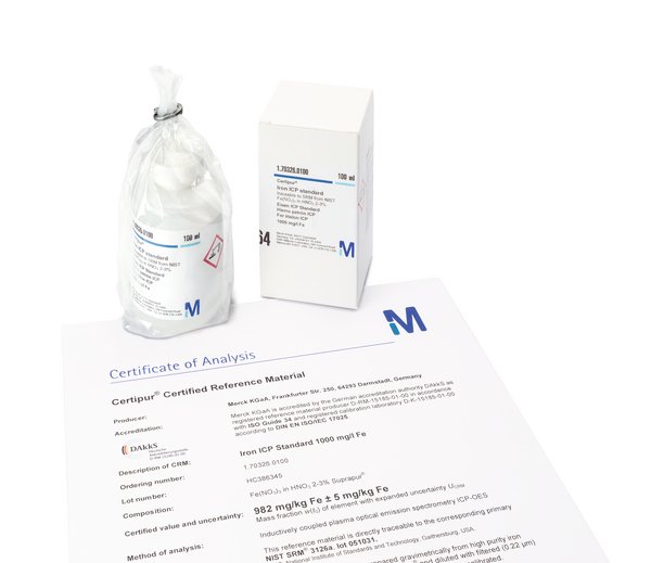 Titanyum 100 ml - Titanium ICP Standard -  Merck 170363.0100