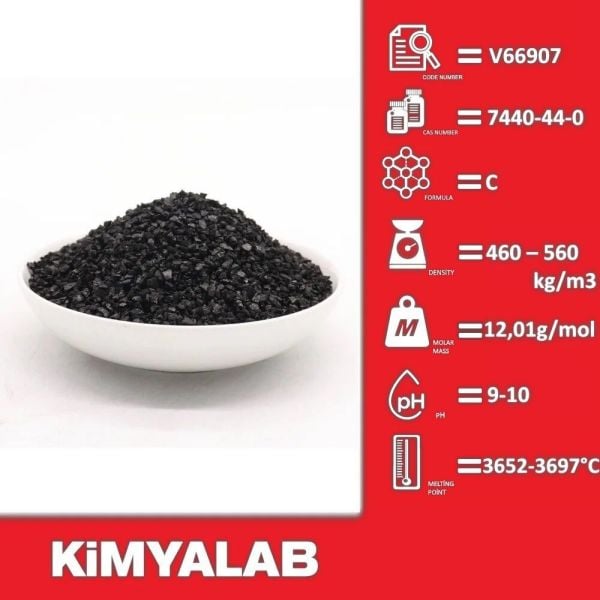 Kimyalab Aktif Karbon Granül - Activated Carbon 4 Kg-HDPE Varil