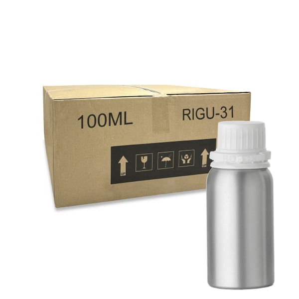 RIGU-31 Alüminyum Şişe 100 ml - Tıpalı ve Kapaklı Şişe Metal - 240 Adet-Koli Toptan