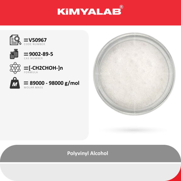Kimyalab Polivinil Alkol - Polyvinyl Alcohol Powder - PVA 1788 20 Kg-Koli Toptan